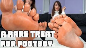 A Rare Treat for Footboy