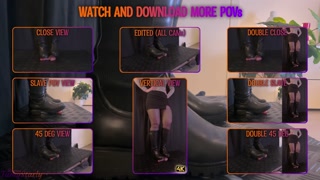 Say Goodbye to Your Cock - Shoejob, Bootjob, CBT, Ballbusting, Trampling, Stomping