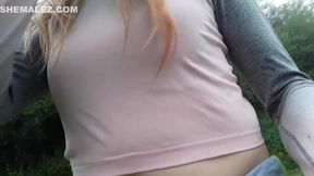 Public Cum Run With The Midnight Minx