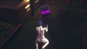 Got an Ender Girl in my Back Yard - Minecraft Hentai Parody