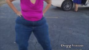 Big Butt Mature BBW Ass Fucked on the Road