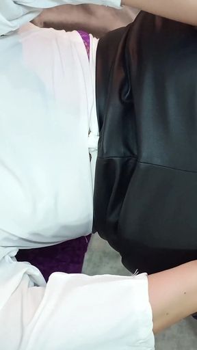 POV of Hot Latina MILF Roommate, Mutual Masturbation, Doggystyle, Blowjob with Cum Reveal, Real Couple, Homemade, Amateur