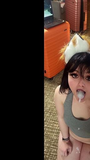 Kitty Kat Wants Chocolate Milk Starring Sarah Fox