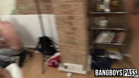 Old vs young barebacking orgy goes wild and hard quickly