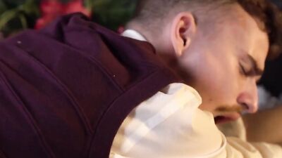 Freaky priest bends over that twink and fucks him in the ass