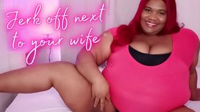 Jerk Off Next To Your Wife l Bella Trixxx Bratty Homewrecking JOI from your BBW Ebony Goddess