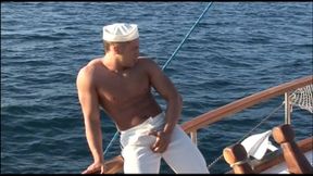 Two Hung Muscle Studs Take Turns Drilling a Young Jock Anal