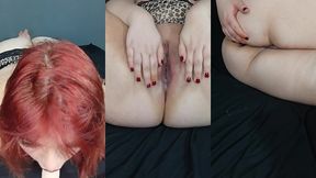 dans ma petite nuisette leopard, regarde de quoi je suis capable en solo avec ...