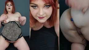dans ma petite nuisette leopard, regarde de quoi je suis capable en solo avec ...