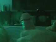 Snapchat Cumshot in Green Room