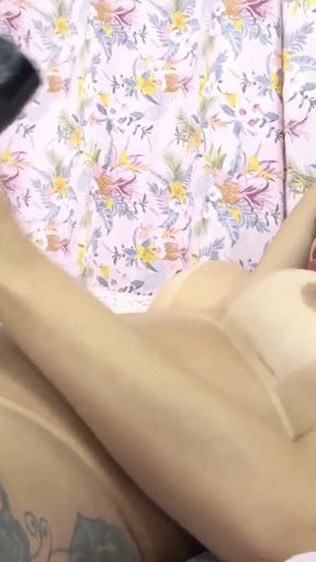 Naturally Curvy Tayla Spiller Enjoys Solo Trans Anal While Masturbating   Clip 1