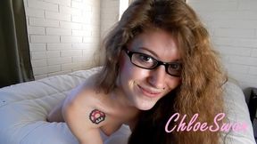 Nerdy and Flirty JOI - hot yammy teen girl solo