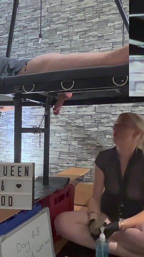 Milking Table Chastity Unlock Multiple Ruined Orgasms