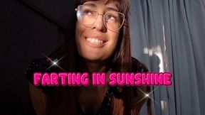 Alesia Farting Long and hard at the Golden Hour