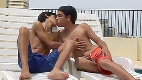 RaunchyTwinks Video: Ariel and Elias wanna party