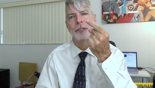 ManPuppy: Horny Daddy Richard Lennox Gulped Down My Teachers Cum