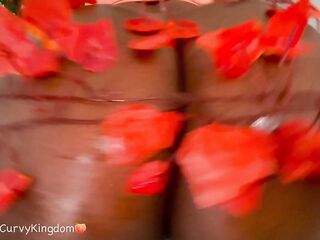 POV - Shaking this big moist booty in your face - JOI