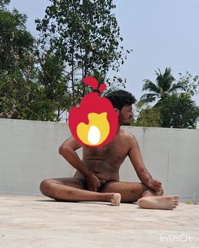 Hot Indian Male Nude Mayank Oily Masturbation