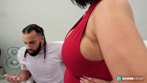 Big-titted mom Kristee Lixx does her son's friend
