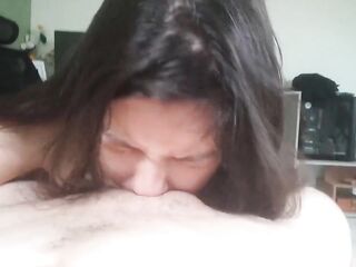 It's not just a oral sex, that babe swallows it all unfathomable and doesn't get tired, unfathomable mouth