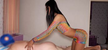 Adorable ladyboy giving lustful massage