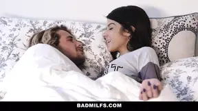 Curvy milf gets spanked and bent over for an FFM threesome