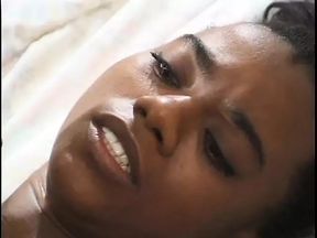 Couple of coloured girls makes their friend ti fill their mouths with semen