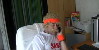 this Is a Total Funny Video, I Shoot with My Friend Leo Senthy Fucked Raw in Jockstrpa by Fred a Top Xxl Dressed in Funny B