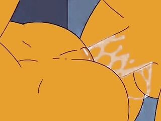 Marge got screwed hard and creampied by her son Bart at the gym