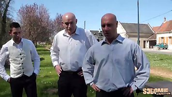 Eloise is a slutty, mature woman with small tits who likes to have sex in the nature