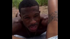 Risky sex in public POV - Busty Brunette Latina rides a cock in nature