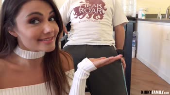 Adria Rae Seducing Her Stepdad for a Scorching Vlog