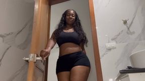 Bree Chains You Up In Her Bathroom!