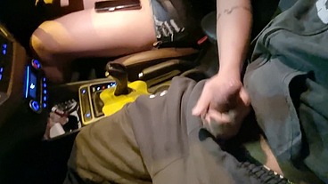 I gave him a ride and sucked his dick until he came in my mouth