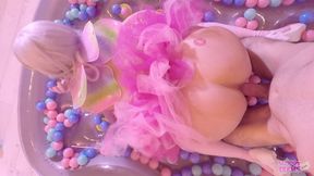 Rough Doggy Style and Intense DeepThroat Blowjob Cosplay