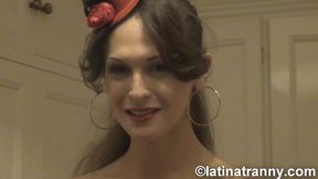 nikki montero red dress masturbation and cum on hands very good