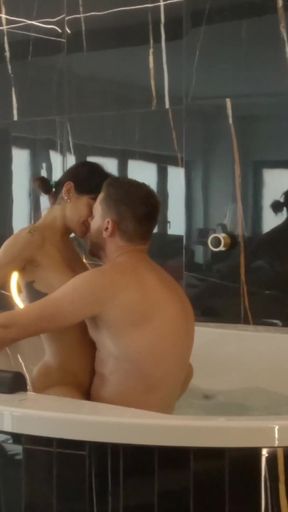 nut in My Pussy Papi - Intense Romantic Sex with Hot Latina Veronica Leal Jacuzzi