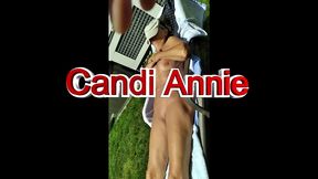 sexy mature candi annie drains cock swallows cum outdoors
