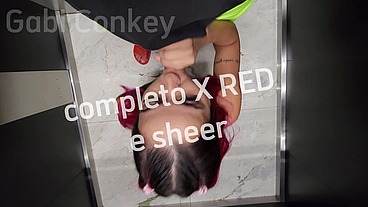 Pov Fudendo a sobrinha da síndica no elevador do condomínio- Srkmarote