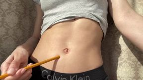 I Get A Tan In The Sun And Play With My Navel - Belly Button