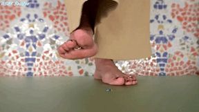 GIGANTIC Latina GILF giantess FEET DOMINATION! - MOV