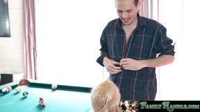 Busty teen Marsha May Sucks stepdad's dick and swallows
