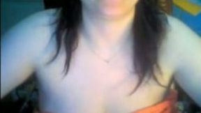 Busty Ukrainian BBW slut Alina is masturbating on cam