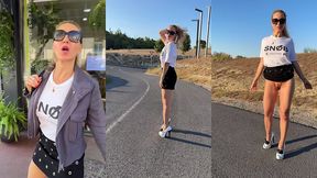 samedi dernier en allant chez l estheticienne, sans culotte evidemment tu ...