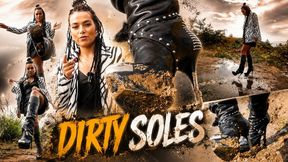 Dirty Soles And Muddy Boots – Smoking Russian Girl Outdoors