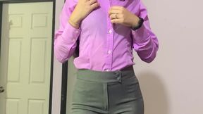 Teen's workplace demand turns into MILK-FILLED mouth service, culminating in oral&#x1F61C; satisfaction