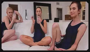 Steamy Brunette Passion: Licking & Pleasure