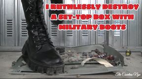 MISTRESS NYX - I RUTHLESSLY A TOP-BOX SET WITH MILITARY BOOTS