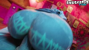 Busty Maid Bent Over Sink Gets Kitchen Anal