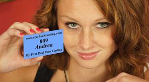 Andrea first real porn casting